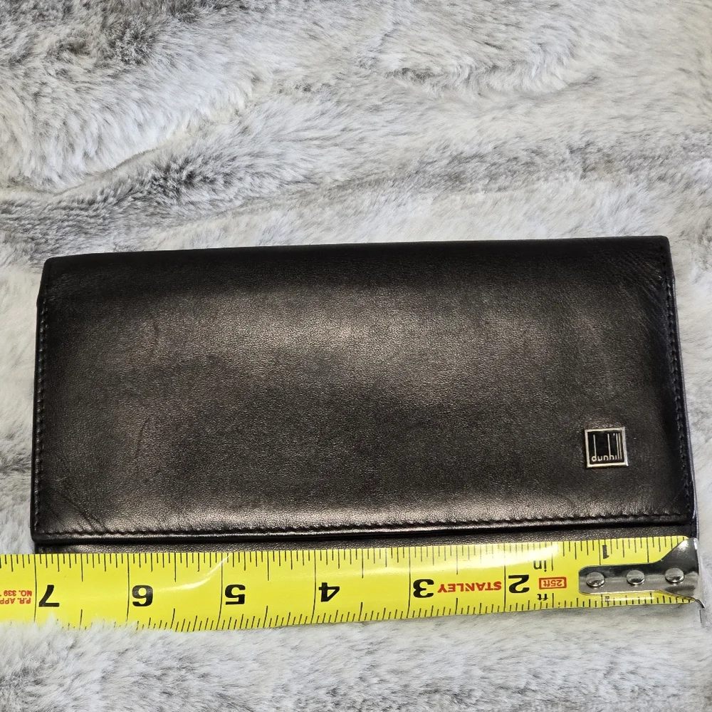 Dunhill Coat‎ Black Leather Wallet